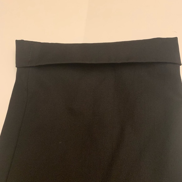 Zanella Mens Size 35/30 Black Pleated Cuffed Italy Career Business Dress Pants - Picture 5 of 5